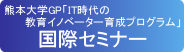 熊本大学GP「IT時代の教育イノベーター育成プログラム」国際セミナー