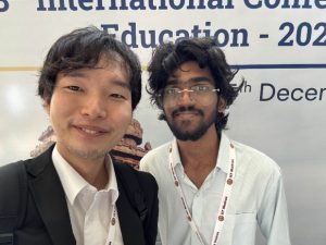 私とボランティアのIIT Madrasの学生